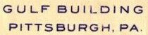 Gulf Building, Pittsburgh, PA (Corner Card) -- Click to display a cover