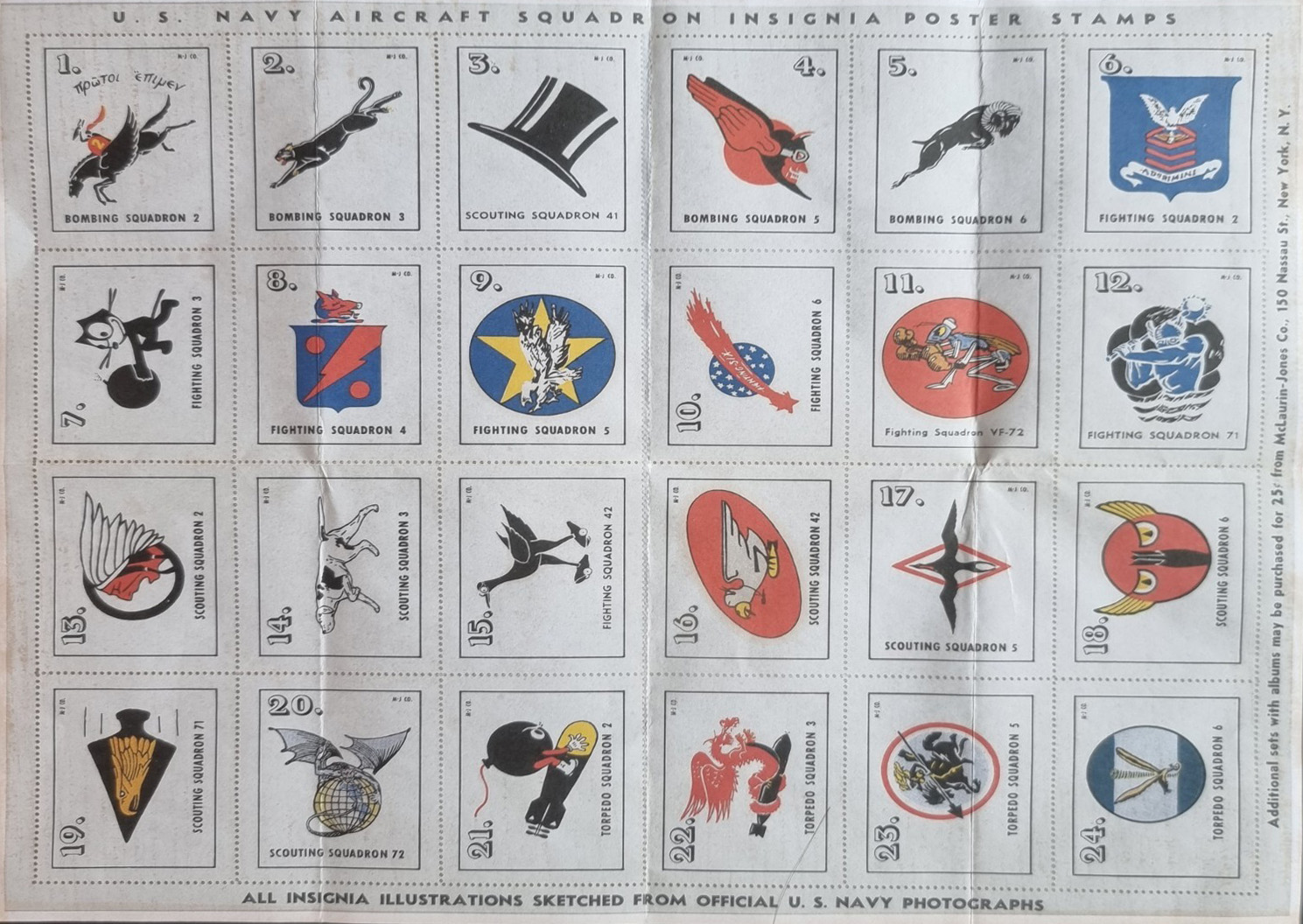 Heroic Americans Poster Stamps complete sheet of 24 Heroic Americans Poster Stamps complete sheet of 24