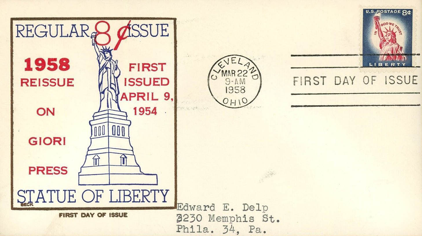 U.S. Scott #1042-9 - Beck U.S. Scott #1042-9 - Beck