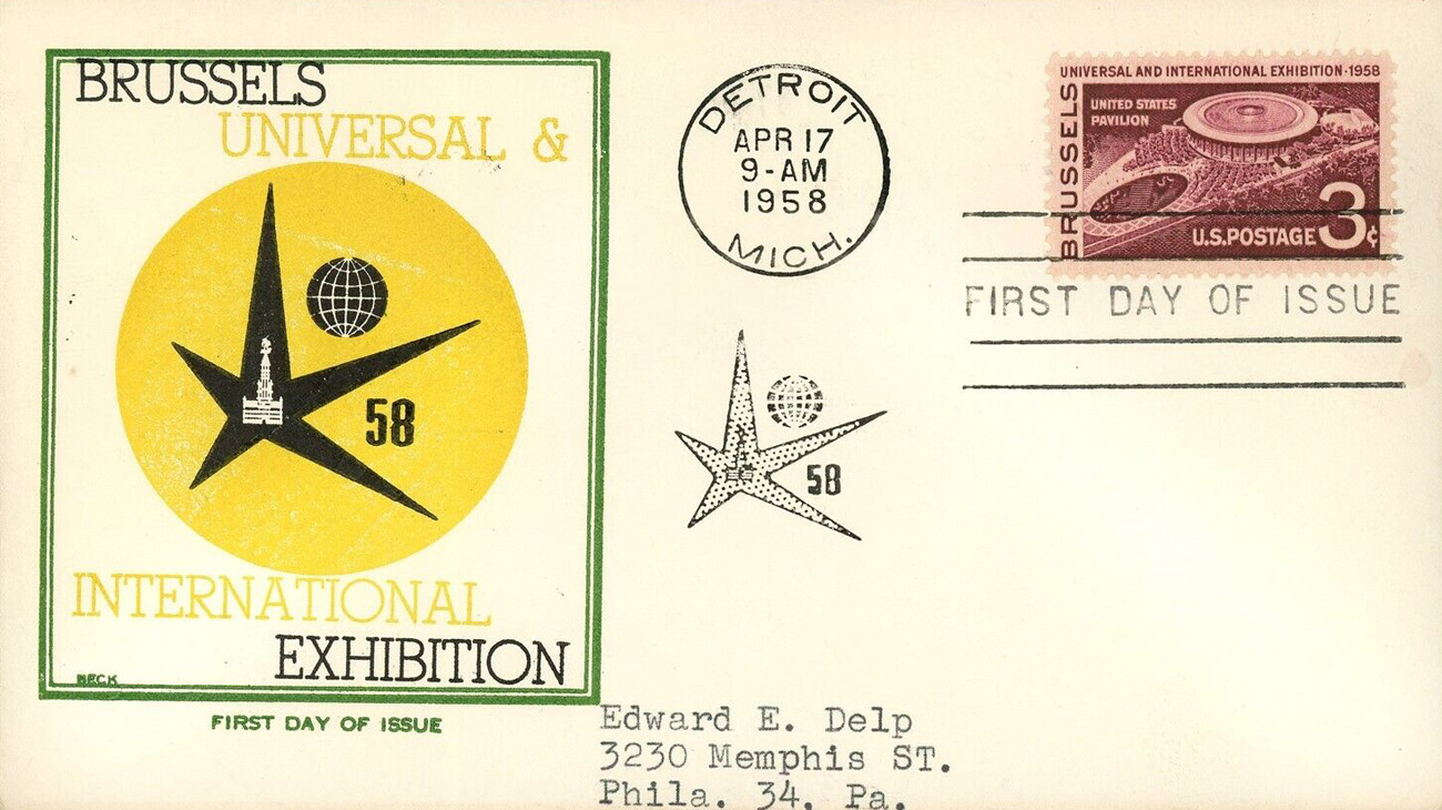 U.S. Scott #1104-7 - Beck Tri-Color U.S. Scott #1104-7 - Beck Tri-Color