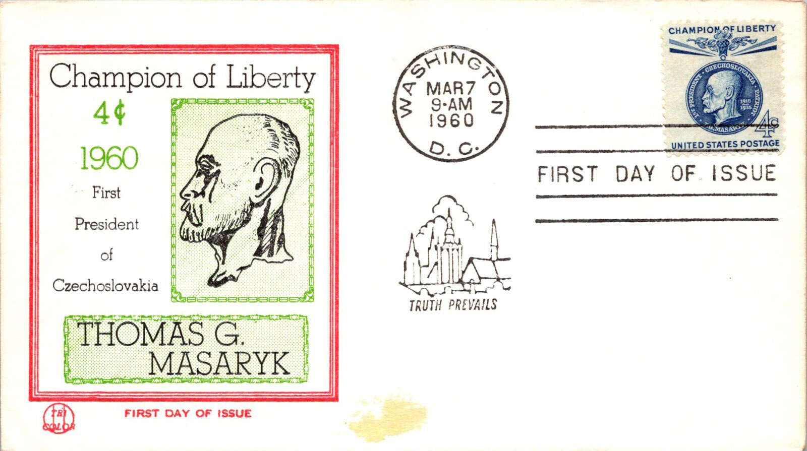 U.S. Scott #1147 - Beck Tri-Color U.S. Scott #1147 - Beck Tri-Color