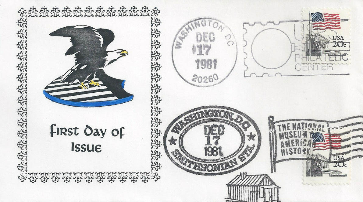 General Purpose cachet GP#Eagle4a on U.S. Scott #1894 General Purpose cachet GP#Eagle4a on U.S. Scott #1894