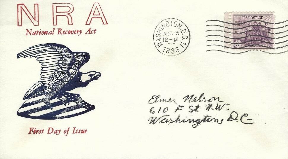 General Purpose cachet GP#Eagle4f on U.S. Scott #732-37a General Purpose cachet GP#Eagle4f on U.S. Scott #732-37a