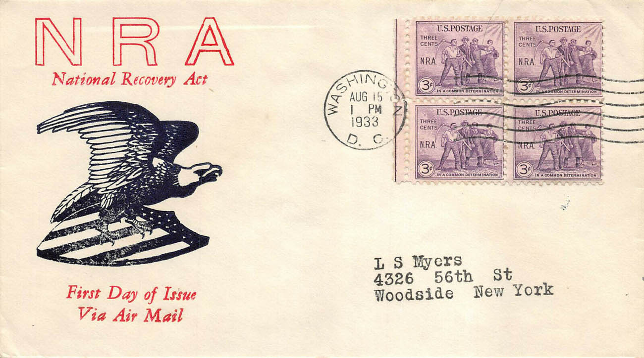 General Purpose cachet GP#Eagle4f on U.S. Scott #732-37d General Purpose cachet GP#Eagle4f on U.S. Scott #732-37d