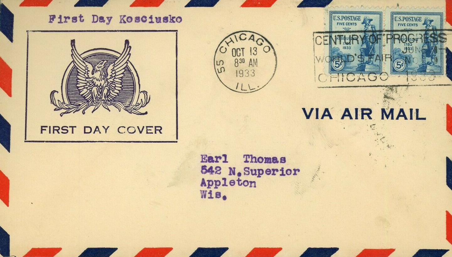 General Purpose cachet GP#Eagle3d on U.S. Scott #734 General Purpose cachet GP#Eagle3d on U.S. Scott #734