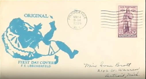 U.S. Scott #771-GP8-NIP - Frank E. Lerchenfeld General Purpose GP#FDC9 U.S. Scott #771-GP8-NIP - Frank E. Lerchenfeld General Purpose GP#FDC9