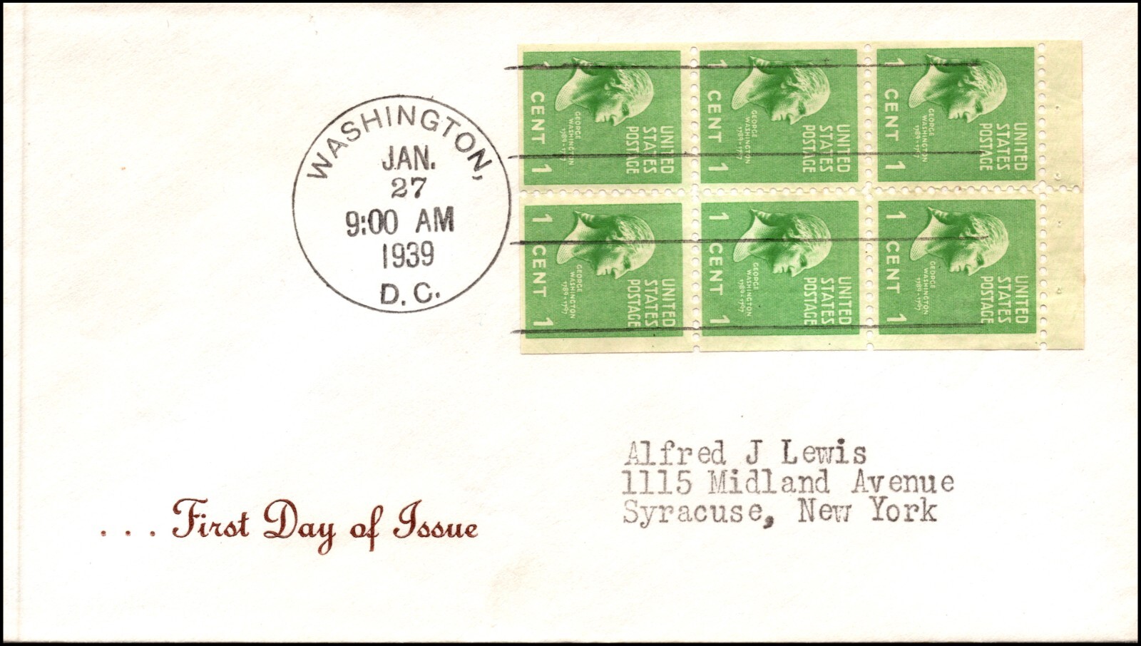 U.S. Scott #804b-GP27 - Oswald A. Ludwig General Purpose GP#FDOI-10 U.S. Scott #804b-GP27 - Oswald A. Ludwig General Purpose GP#FDOI-10