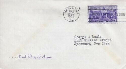 U.S. Scott #835-GP4 - Oswald A. Ludwig General Purpose GP#FDOI-10 U.S. Scott #835-GP4 - Oswald A. Ludwig General Purpose GP#FDOI-10