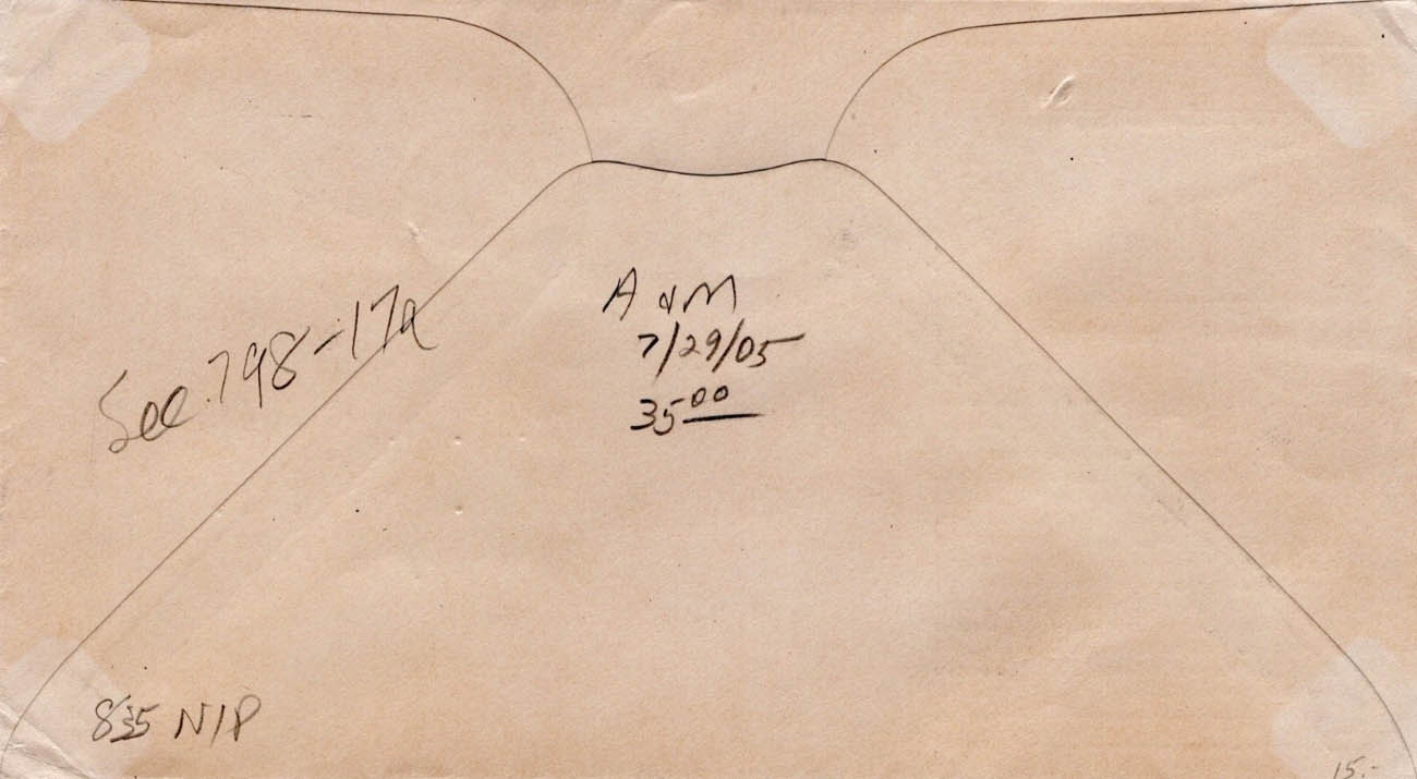 U.S. Scott #835-WC1-NIP - Serviced on #798-17a U.S. Scott #835-WC1-NIP - Serviced on #798-17a