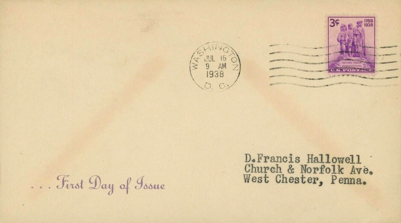 U.S. Scott #837-GP14 - Oswald A. Ludwig General Purpose GP#FDOI-10 U.S. Scott #837-GP14 - Oswald A. Ludwig General Purpose GP#FDOI-10