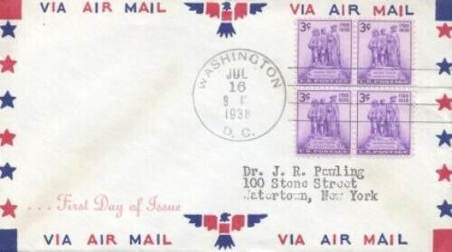 U.S. Scott #837-GP14a - Oswald A. Ludwig General Purpose GP#FDOI-10 U.S. Scott #837-GP14a - Oswald A. Ludwig General Purpose GP#FDOI-10