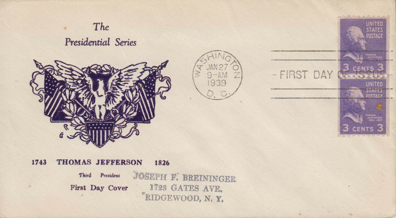 General Purpose cachet GP#Eagle9 on U.S. Scott #851 General Purpose cachet GP#Eagle9 on U.S. Scott #851