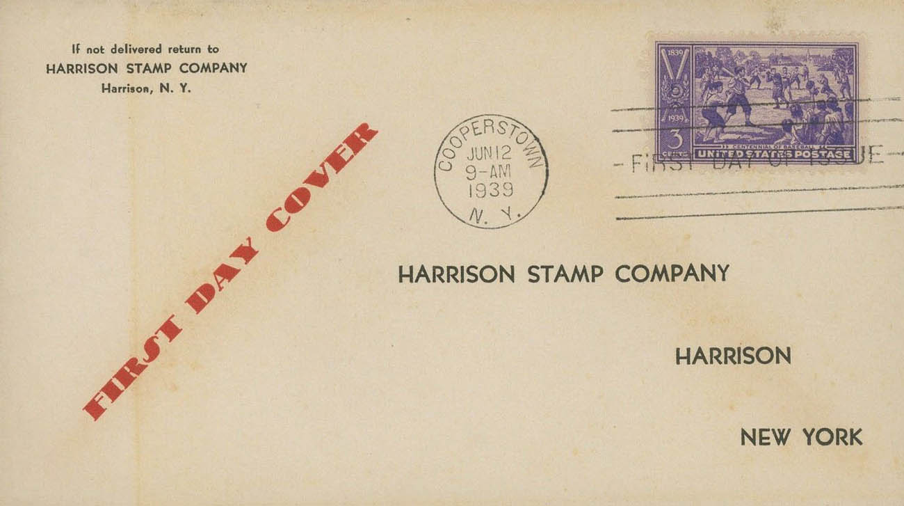Harrison Stamp Company on Scott #855-GP523 Harrison Stamp Company on Scott #855-GP523
