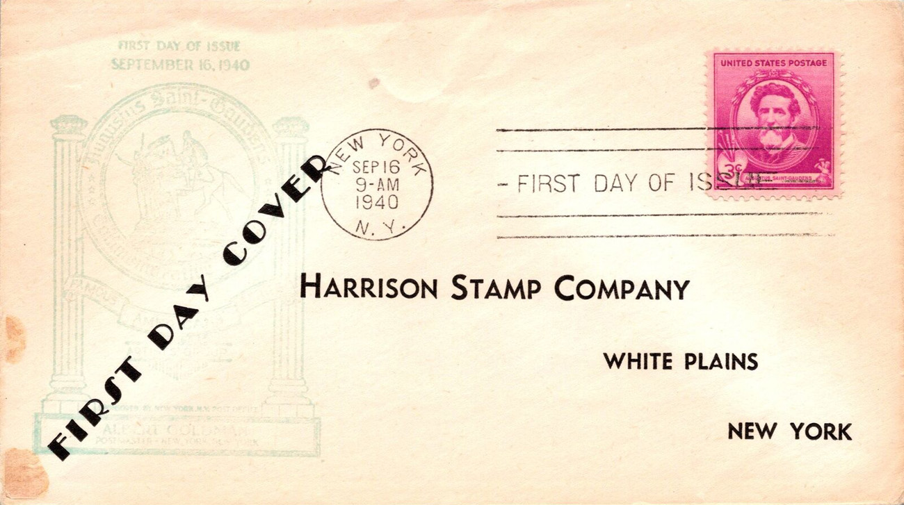 Harrison Stamp Company on Scott #886-52 Harrison Stamp Company on Scott #886-52