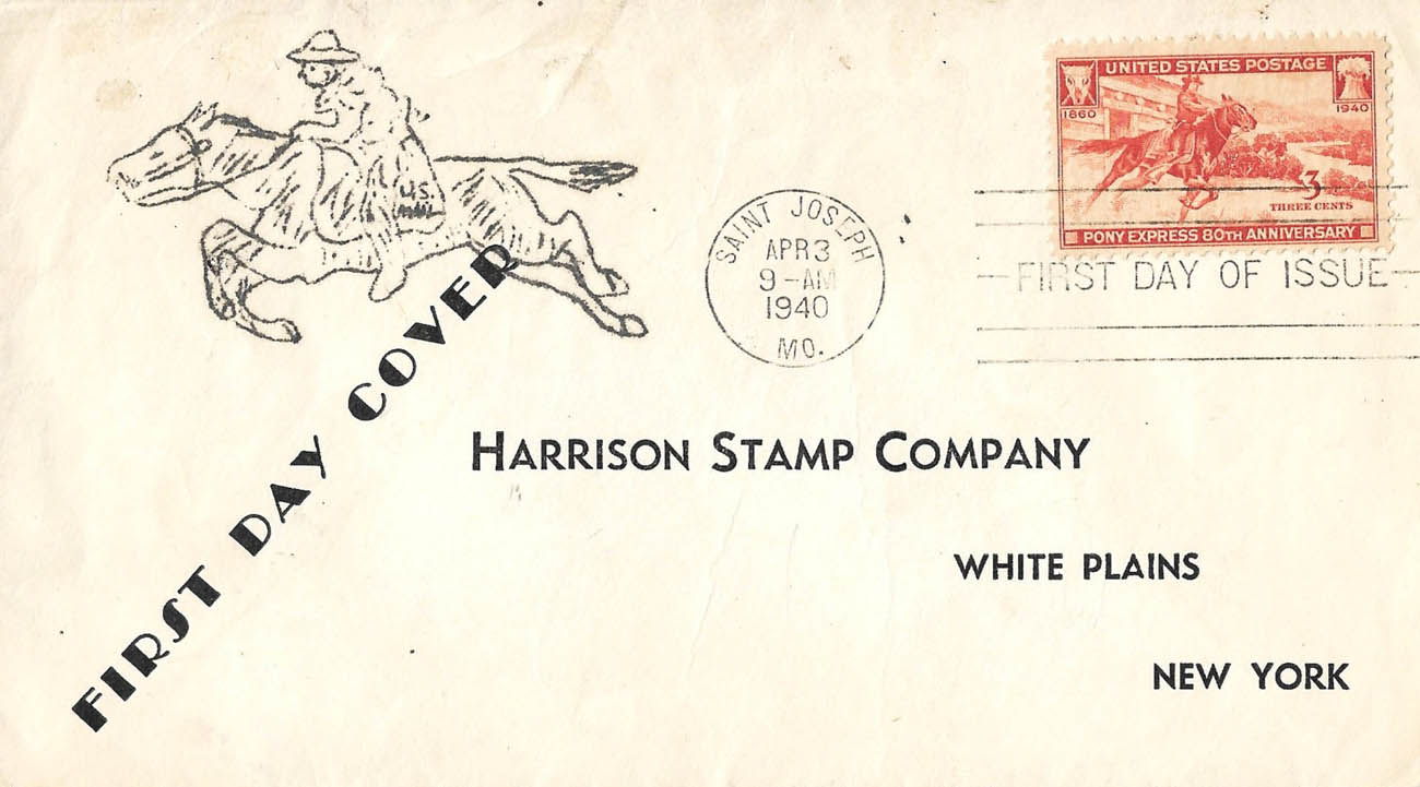 Harrison Stamp Company on Scott #894-72 Harrison Stamp Company on Scott #894-72