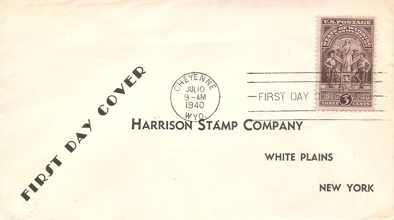 Harrison Stamp Company on Scott #897 Harrison Stamp Company on Scott #897