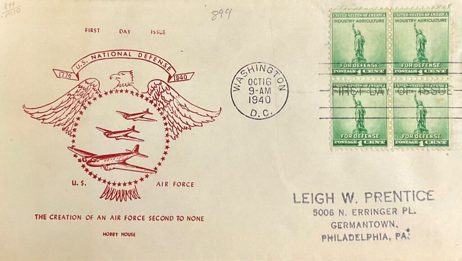 U.S. Scott #899-10 - Hobby House U.S. Scott #899-10 - Hobby House