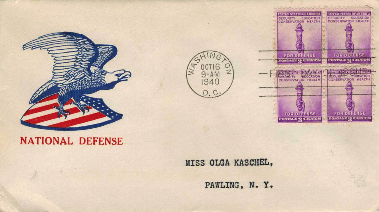 General Purpose cachet GP#Eagle4d on U.S. Scott #901 General Purpose cachet GP#Eagle4d on U.S. Scott #901