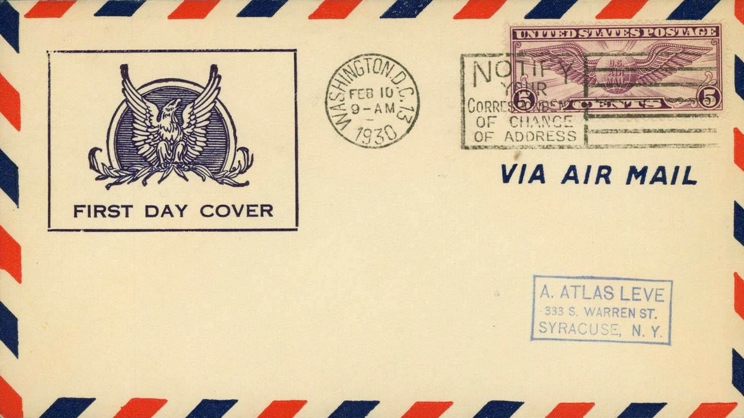 General Purpose cachet GP#Eagle3d on U.S. Scott #C12 General Purpose cachet GP#Eagle3d on U.S. Scott #C12