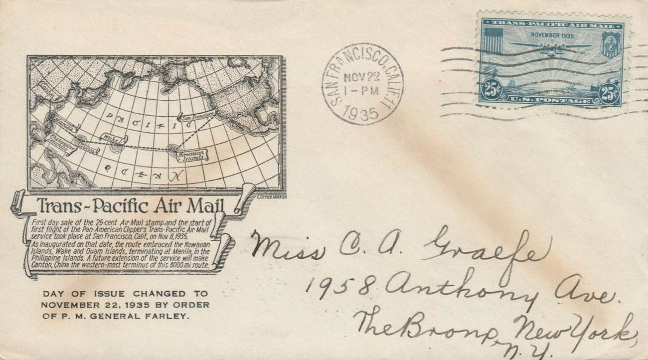 U.S. Scott #C20-1b - C.S. Anderson (Charles Stephen) U.S. Scott #C20-1b - C.S. Anderson (Charles Stephen)