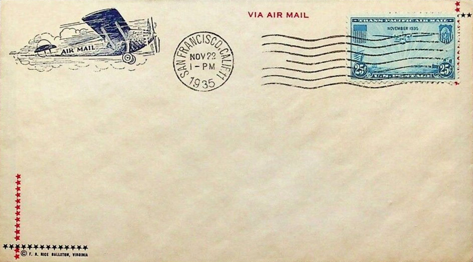 U.S. Scott #C20-23c - F.R. Rice (Frederick Roger) U.S. Scott #C20-23c - F.R. Rice (Frederick Roger)