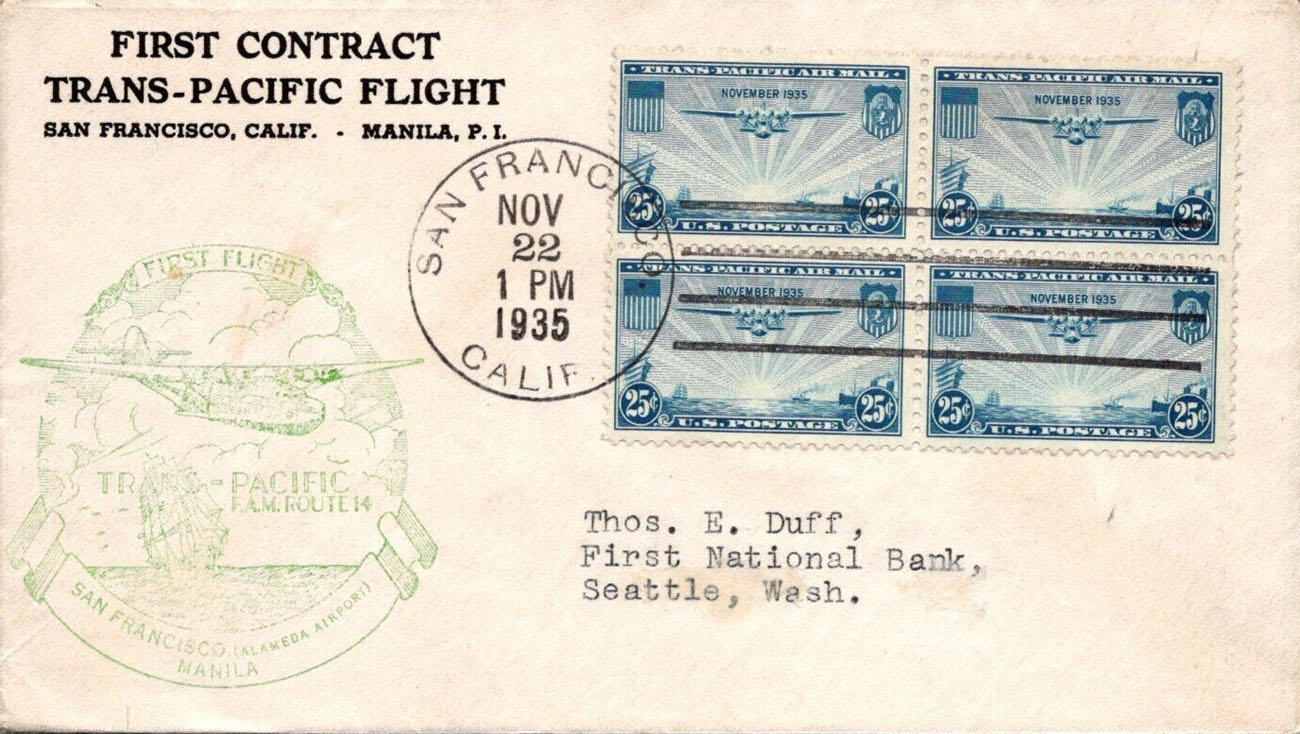 U.S. Scott #C20-4 - 1st First National Bank, Seattle, WA U.S. Scott #C20-4 - 1st First National Bank, Seattle, WA