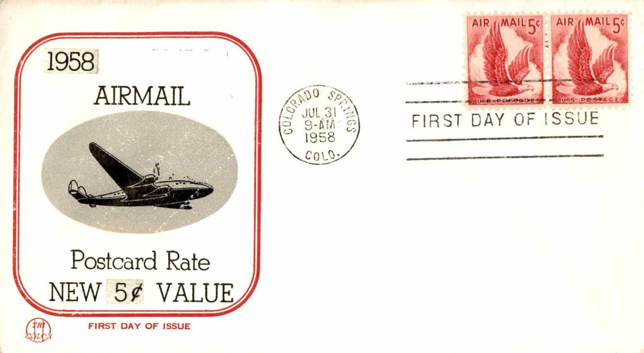 U.S. Scott #C50 - Beck Tri-Color U.S. Scott #C50 - Beck Tri-Color