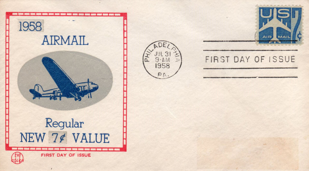 U.S. Scott #C51 - Beck Tri-Color U.S. Scott #C51 - Beck Tri-Color