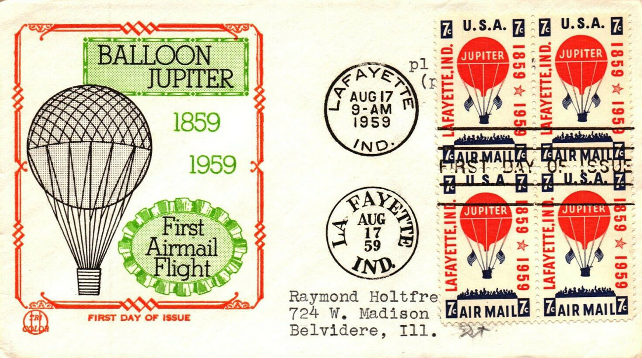 U.S. Scott #C54 - Beck Tri-Color U.S. Scott #C54 - Beck Tri-Color