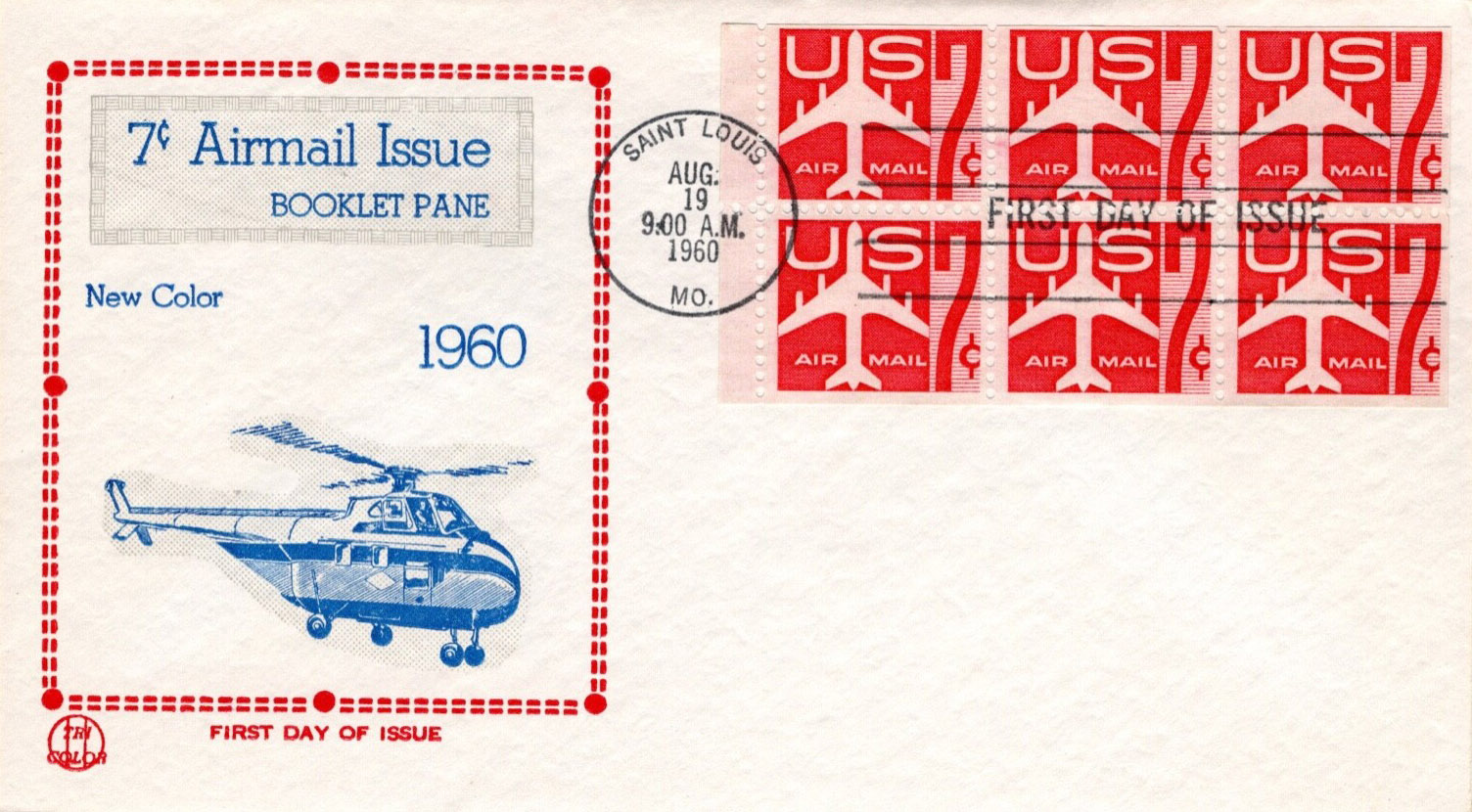 U.S. Scott #C60a-16 - Beck Tri-Color U.S. Scott #C60a-16 - Beck Tri-Color