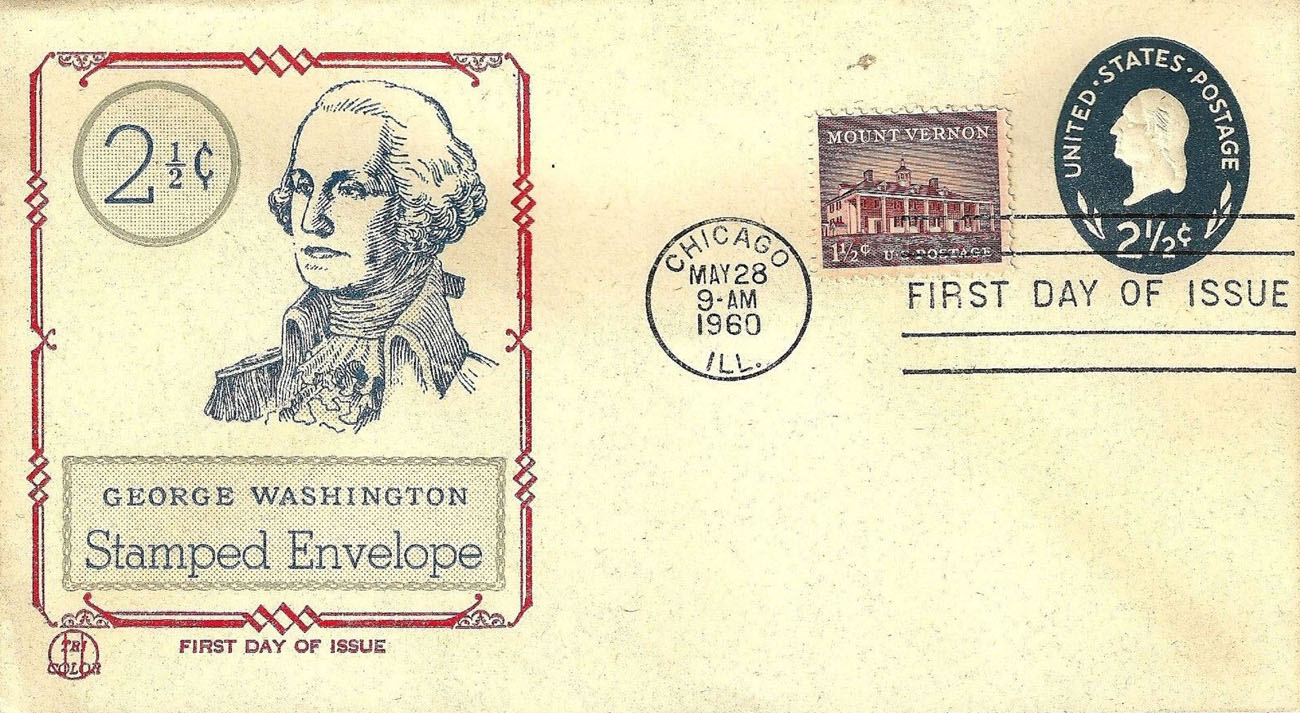 U.S. Scott #U542 - Beck Tri-Color U.S. Scott #U542 - Beck Tri-Color