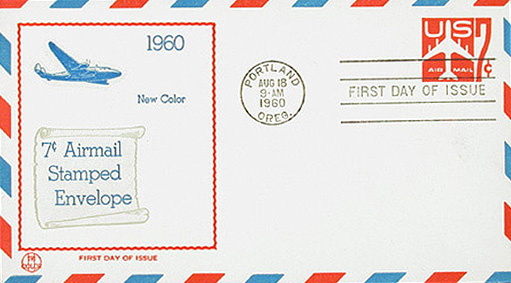 U.S. Scott #UC34 - Beck Tri-Color U.S. Scott #UC34 - Beck Tri-Color